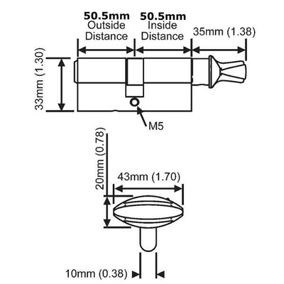 Hoppe Full Cylinder  2446911
