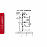 Single Point Mortise Lock 854-10549