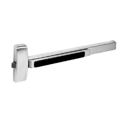 Sargent 12-8573-F-ETL-24V-US32D 36" Length Bar, (12) Fire Rated Electrified Narrow Rim Exit Device Bar, ETL Trim, 24 VAC/DC, Fail Safe Power Off Unlocks Lever, US32D/630 Satin Stainless Steel