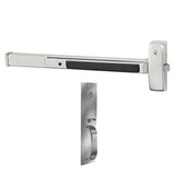 Sargent 8866-G-PTB-US32D 48" Exit Device Panic Bar, Key Lock/Unlock, PTB Thumbpiece Trim, US32D/630 Satin Stainless Steel Finish