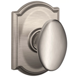 Schlage Siena Passage Door Knob Set with Decorative Camelot Trim