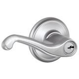 Schlage Flair Single Cylinder Keyed Entry Door Lever Set