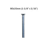 M5 X 35mm Countersunk Screw, Inside And Outside Operation