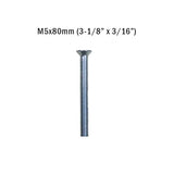 M5 X 80mm Screw Inside And Outside Operation Countersunk