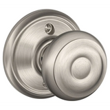 Schlage Residential F170 - Georgian Knob Half Dummy - Alden Rose