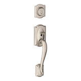 Schlage Camelot Single Cylinder Exterior Entrance Handleset from the F-Series