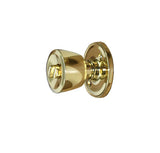 WEISER BEVERLY KNOB, INTERIOR TRIM, POLISHED BRASS A10783 B 3