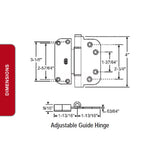 Adjustable Guide Hinge 56-223B