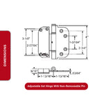 Adjustable Set Hinge 56-224SNK