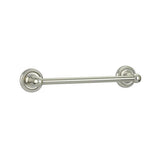 Emtek 12" Traditional Brass Towel Bar w/ Rope Rosette