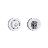 Contemporary Round Deadbolt Single Cylinder