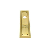 Baldwin 6793 Interior Escutcheon Plate - Cut for Cylinder