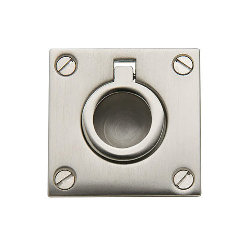 Baldwin Estate Small Flush Ring Pull – Polished Brass, 0392-030 For Cabinets & Furniture