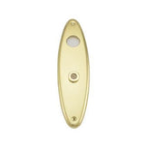 Baldwin 6795 Interior Escutcheon Plate - Cut for Cylinder