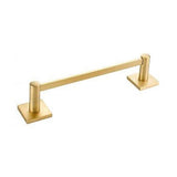 Emtek 18" Modern Brass Towel Bar w/ Square Rosette