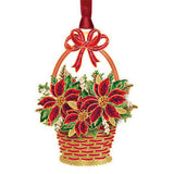Baldwin 63031 Poinsettia Basket
