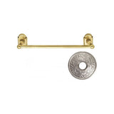Emtek 24" Traditional Brass Towel Bar w/Lancaster Rosette