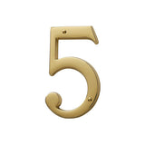 5" Baldwin "5" House Number