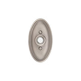 Emtek 2402 Brass Bell Button with Oval Rosette