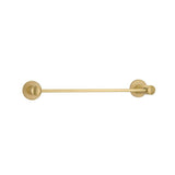 Emtek 12" Modern Brass Towel Bar w/ Disk Rosette