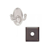 Emtek Traditional Brass Double Hook w/Quincy Rosette