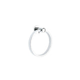 Emtek Modern Brass Towel Ring w/Disk Rosette