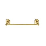 Emtek 18" Traditional Brass Towel Bar w/ Lancaster Rosette