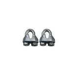 Cable Clamps, Garage Door Cables - 5/32 Inch - Pairs