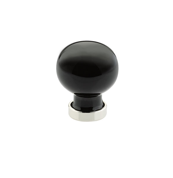 Emtek Bristol 1 1/4 Inch Cabinet Knob - Black - 86534