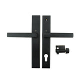 HOPPE MULTIPOINT LOCK HANDLESET -  NONKEYED WITH THUMBTURN, M1643 / 2161N SET - DALLAS CONTEMPORARY INACTIVE