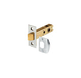 Passage Door Latch, Chrome, 2-3/8-Inch Backset - E2440