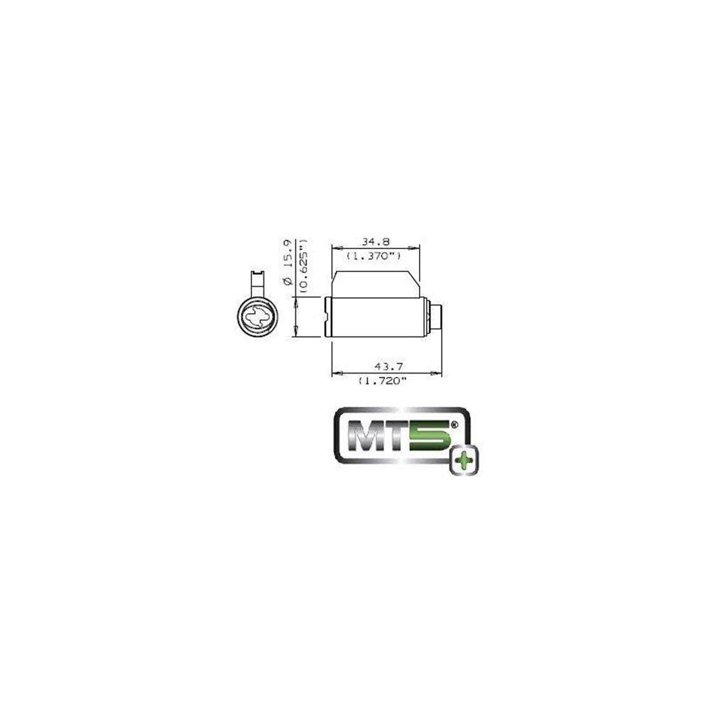 Mul-t-lock MT5+ Cylinder for Schlage® “F” Line Knob-Plymouth design