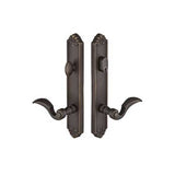 Emtek Configuration 8 Cast Bronze Tuscany 2X10 Multi Point Lock Trim Only