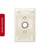 Emtek 2451 Brass Arts & Crafts Door Bell Cover