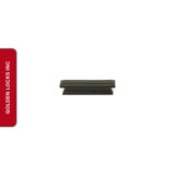 Emtek 86297 3 Inch Geometric Rectangular Bin Pull