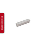 Emtek 86375 Silver Carbon Fiber 4 Inch Bin Pull