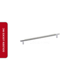 Emtek 86390 Silver Carbon Fiber 8 Inch Bar Pull