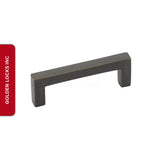Emtek 86668 Sandcast Bronze 4 Inch Rustic Modern Pull