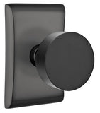 Emtek Modern Round Door Knob with Neos Rosette - E248