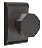 Emtek Octagon Modern Door Knob with Neos Rosette - E256