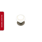 Emtek Olde Gold 1 3/8 Inch Porcelain Cabinet Knob - 86002