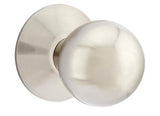 Emtek Orb Modern Door Knob with Modern Rosette - E258