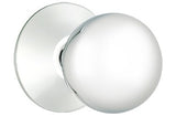 Emtek Orb Modern Door Knob with Modern Rosette - E258