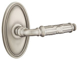 Emtek Ribbon & Reed Lever with Oval Rosette - E203