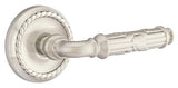 Emtek Ribbon & Reed Lever with Rope Rosette - E199