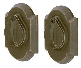Emtek Sandcast Bronze #1 Style Double Cylinder Deadbolt - 8357