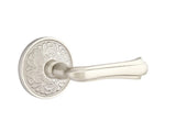 Emtek Wembley Lever with Lancaster Rosette - E228