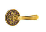 Emtek Wembley Lever with Lancaster Rosette - E228