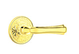 Emtek Wembley Lever with Lancaster Rosette - E228