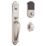 Baldwin 6402452BENTR BALD EVOLVED BOULDER X 5024 KNOB X SGL CYL, Distressed Antique Nickel